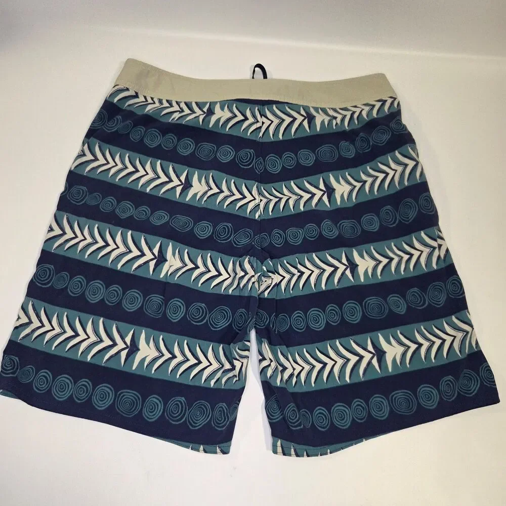 Men's Stretch Wavefarer® Boardshorts  Color: Tree Rings: Stone Blue sz 36